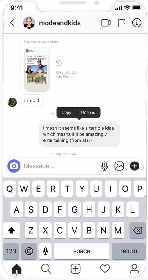
Tracking Instagram profile activity in real time