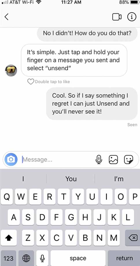 Recover deleted messages